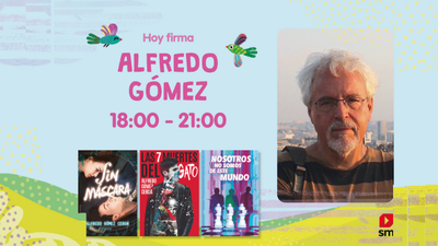 Alfredo Gómez en la Feria del Libro de Madrid