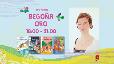 Begoña Oro en la Feria del Libro de Madrid