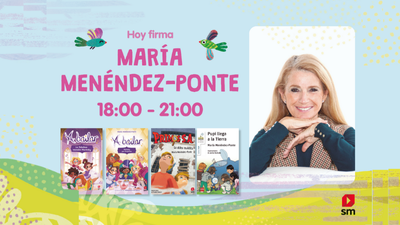 María Menéndez-Ponte en la Feria del Libro de Madrid