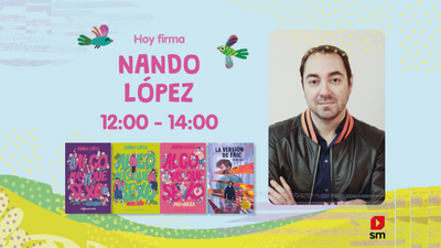 Nando López en la Feria del Libro de Madrid