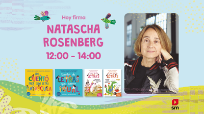 Natasha Rosenberg en la Feria del Libro de Madrid