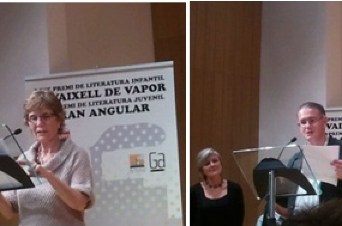 Entrega de los Premios El Vaixell de Vapor y Gran Angular en catalán 2013 de la Fundación SM