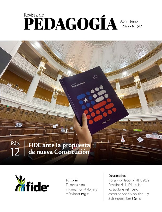 Nueva Edición de Revista de Pedagogía FIDE ante la propuesta de nueva  Constitución | Grupo SM