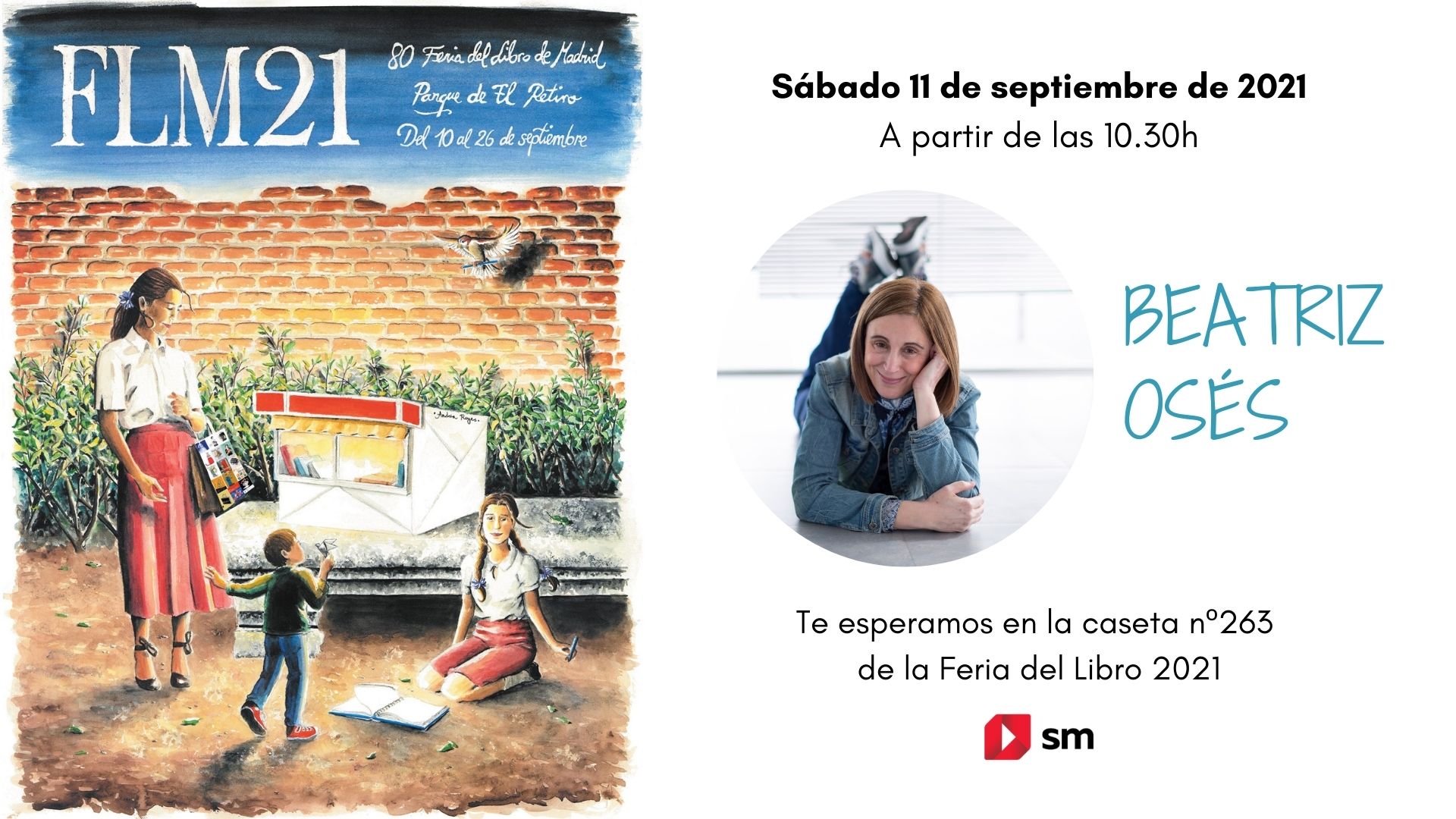 Beatriz Osés en la Feria del Libro de Madrid 2021