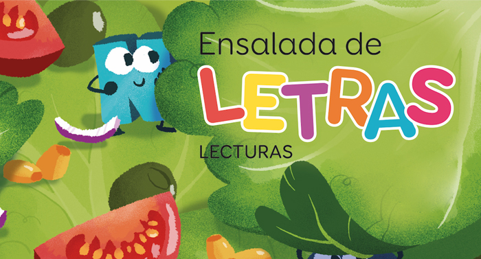 Cuadernos de vacaciones y refuerzo - Ensalada de letras