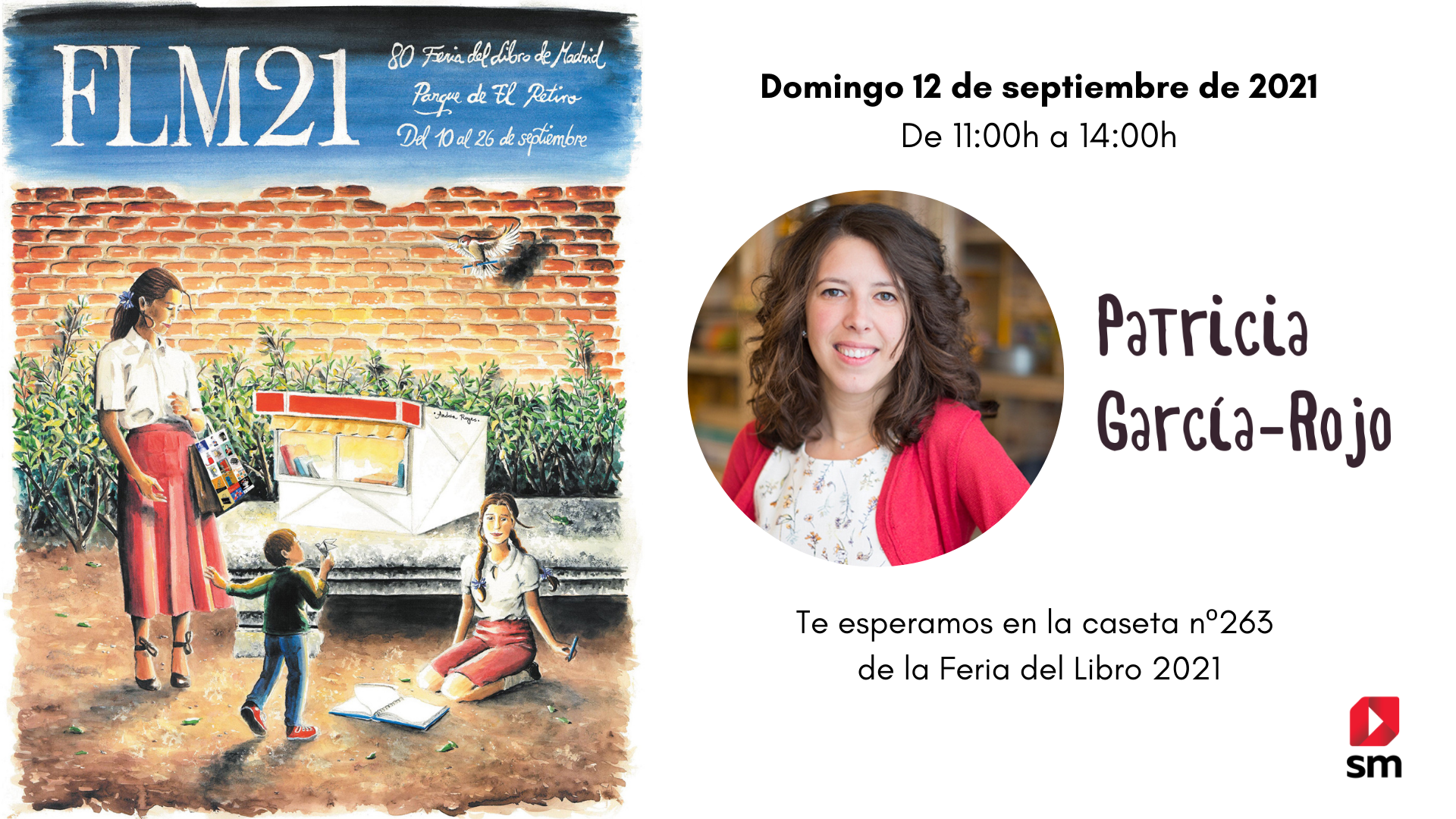 Patricia García-Rojo en la Feria del Libro de Madrid 2021