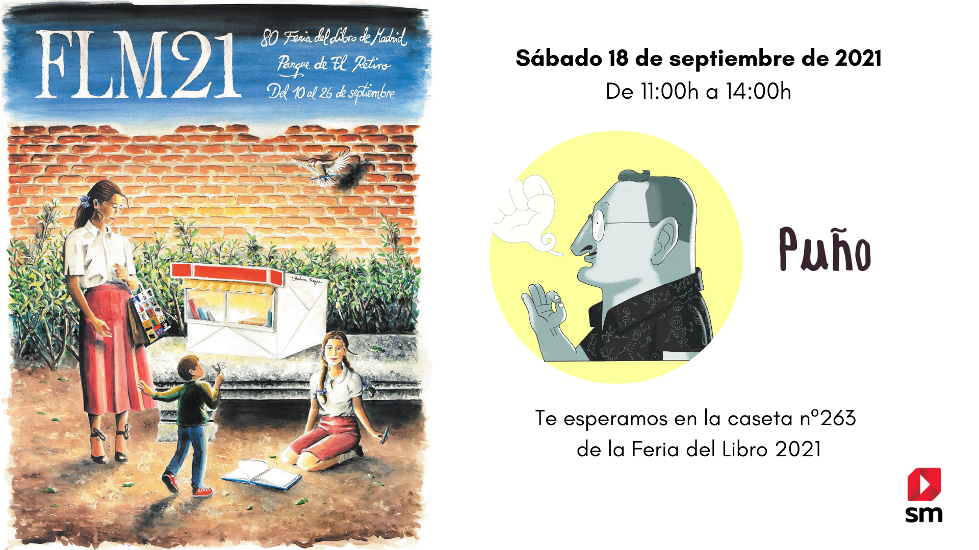 Puño en la Feria del Libro de Madrid 2021